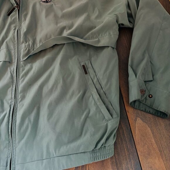 Vintage TEHAMA Pebble Beach Green Golf Full zip Windbreaker Size XXL (Y8) - Picture 5 of 9